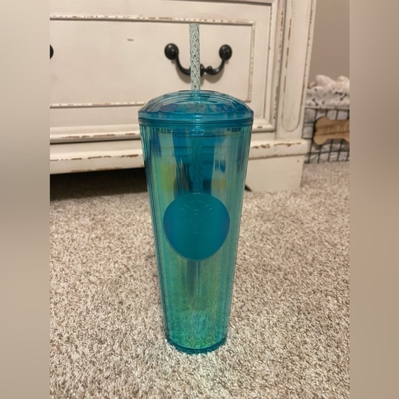 Starbucks Turquoise Kaleidoscope Tumbler - Picture 1 of 4